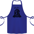 I'm Weightless Underwater Scuba Diving Cotton Apron 100% Organic Royal Blue