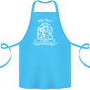 I'm Weightless Underwater Scuba Diving Cotton Apron 100% Organic Turquoise