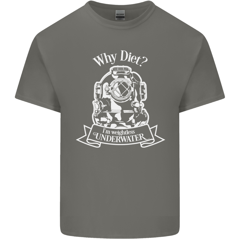I'm Weightless Underwater Scuba Diving Kids T-Shirt Childrens Charcoal