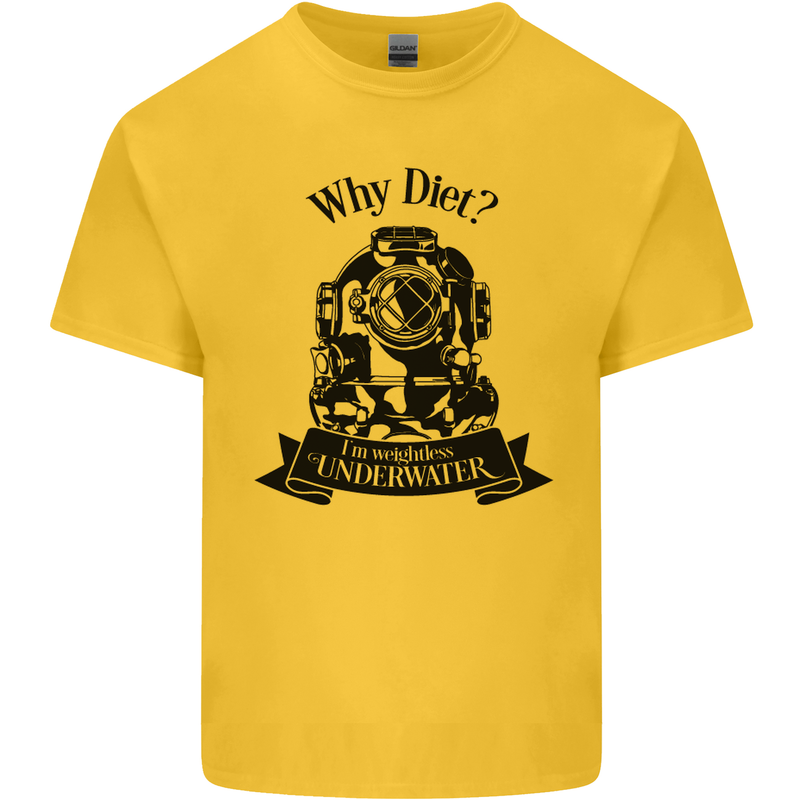 I'm Weightless Underwater Scuba Diving Kids T-Shirt Childrens Yellow
