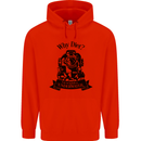I'm Weightless Underwater Scuba Diving Mens 80% Cotton Hoodie Bright Red