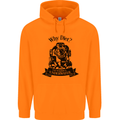 I'm Weightless Underwater Scuba Diving Mens 80% Cotton Hoodie Orange