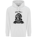 I'm Weightless Underwater Scuba Diving Mens 80% Cotton Hoodie White