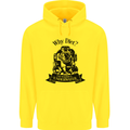 I'm Weightless Underwater Scuba Diving Mens 80% Cotton Hoodie Yellow