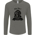 I'm Weightless Underwater Scuba Diving Mens Long Sleeve T-Shirt Charcoal