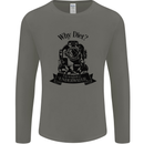 I'm Weightless Underwater Scuba Diving Mens Long Sleeve T-Shirt Charcoal