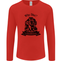 I'm Weightless Underwater Scuba Diving Mens Long Sleeve T-Shirt Red