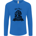 I'm Weightless Underwater Scuba Diving Mens Long Sleeve T-Shirt Royal Blue