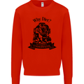 I'm Weightless Underwater Scuba Diving Mens Sweatshirt Jumper Bright Red