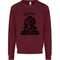 I'm Weightless Underwater Scuba Diving Mens Sweatshirt Jumper Maroon