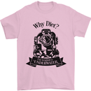 I'm Weightless Underwater Scuba Diving Mens T-Shirt Cotton Gildan Light Pink