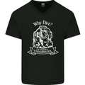 I'm Weightless Underwater Scuba Diving Mens V-Neck Cotton T-Shirt Black