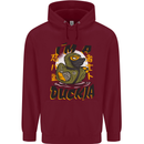I'm a Duckja Funny Duck Ninja Childrens Kids Hoodie Maroon