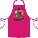 I'm a Duckja Funny Duck Ninja Cotton Apron 100% Organic Pink