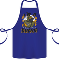 I'm a Duckja Funny Duck Ninja Cotton Apron 100% Organic Royal Blue