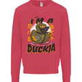 I'm a Duckja Funny Duck Ninja Kids Sweatshirt Jumper Heliconia