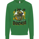I'm a Duckja Funny Duck Ninja Kids Sweatshirt Jumper Irish Green