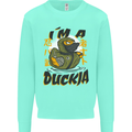 I'm a Duckja Funny Duck Ninja Kids Sweatshirt Jumper Peppermint