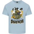 I'm a Duckja Funny Duck Ninja Kids T-Shirt Childrens Light Blue