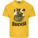 I'm a Duckja Funny Duck Ninja Kids T-Shirt Childrens Yellow