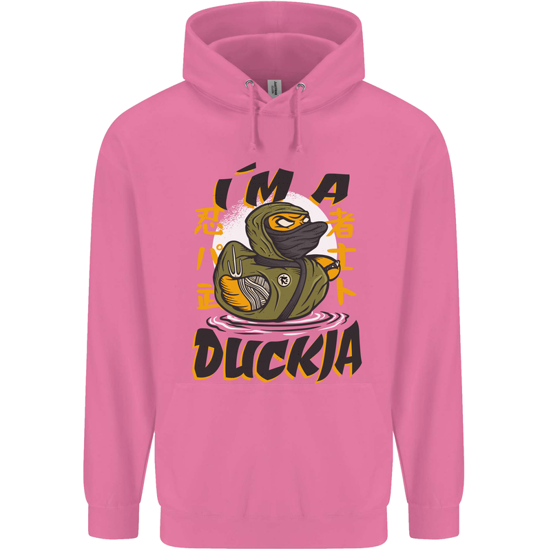 I'm a Duckja Funny Duck Ninja Mens 80% Cotton Hoodie Azelea