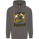 I'm a Duckja Funny Duck Ninja Mens 80% Cotton Hoodie Charcoal