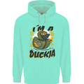 I'm a Duckja Funny Duck Ninja Mens 80% Cotton Hoodie Peppermint