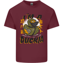 I'm a Duckja Funny Duck Ninja Mens Cotton T-Shirt Tee Top Maroon