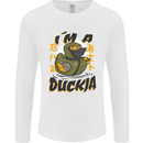 I'm a Duckja Funny Duck Ninja Mens Long Sleeve T-Shirt White