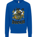 I'm a Duckja Funny Duck Ninja Mens Sweatshirt Jumper Royal Blue