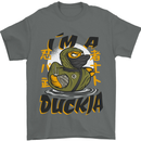 I'm a Duckja Funny Duck Ninja Mens T-Shirt 100% Cotton Charcoal