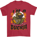 I'm a Duckja Funny Duck Ninja Mens T-Shirt 100% Cotton Red