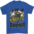 I'm a Duckja Funny Duck Ninja Mens T-Shirt 100% Cotton Royal Blue