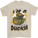 I'm a Duckja Funny Duck Ninja Mens T-Shirt 100% Cotton Sand