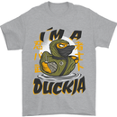 I'm a Duckja Funny Duck Ninja Mens T-Shirt 100% Cotton Sports Grey