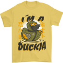 I'm a Duckja Funny Duck Ninja Mens T-Shirt 100% Cotton Yellow