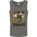I'm a Duckja Funny Duck Ninja Mens Vest Tank Top Charcoal