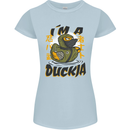 I'm a Duckja Funny Duck Ninja Womens Petite Cut T-Shirt Light Blue