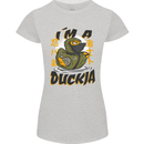 I'm a Duckja Funny Duck Ninja Womens Petite Cut T-Shirt Sports Grey