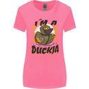 I'm a Duckja Funny Duck Ninja Womens Wider Cut T-Shirt Azalea