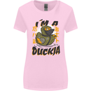I'm a Duckja Funny Duck Ninja Womens Wider Cut T-Shirt Light Pink