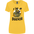 I'm a Duckja Funny Duck Ninja Womens Wider Cut T-Shirt Yellow