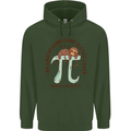 I'm a Maths Genius and Sloth Lover Funny Childrens Kids Hoodie Forest Green