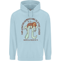I'm a Maths Genius and Sloth Lover Funny Childrens Kids Hoodie Light Blue