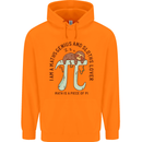 I'm a Maths Genius and Sloth Lover Funny Childrens Kids Hoodie Orange