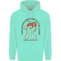 I'm a Maths Genius and Sloth Lover Funny Childrens Kids Hoodie Peppermint