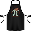 I'm a Maths Genius and Sloth Lover Funny Cotton Apron 100% Organic Black