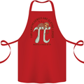 I'm a Maths Genius and Sloth Lover Funny Cotton Apron 100% Organic Red