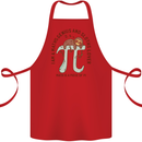 I'm a Maths Genius and Sloth Lover Funny Cotton Apron 100% Organic Red
