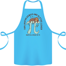 I'm a Maths Genius and Sloth Lover Funny Cotton Apron 100% Organic Turquoise